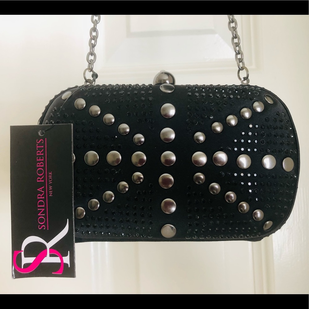 Brand New Beaded & Studded Clutch